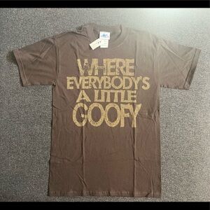 •Vintage Disneyland Where Everyone’s A Little Goofy Tee NWT•